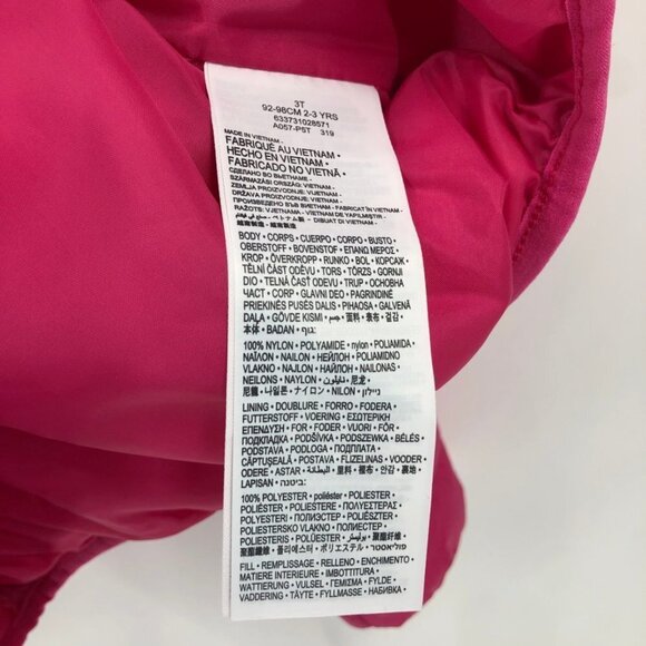 Levi Strauss & Co. Girls Pink Puffer Jacket - Picture 5 of 5